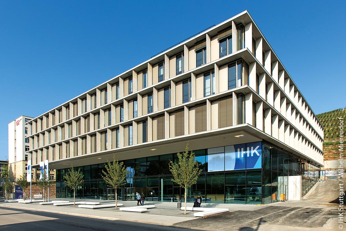 Das Gebäude der IHK Region Stuttgart
