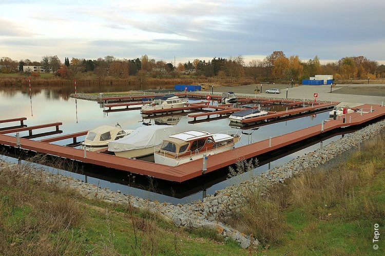 Beim Neubau der Marina am Zeppelinufer der Stadt Teltow war es wichtig, dass es als nachhaltiges Infrastrukturprojekt behandelt wird.