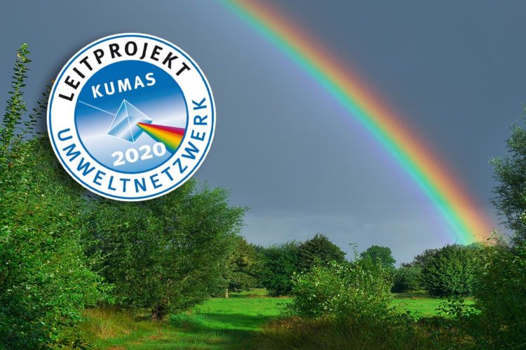 Regenbogen und KUMAS-Leitprojekte-Logo