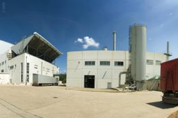 Das Biomasseheizkraftwerk in Dinkelsbühl