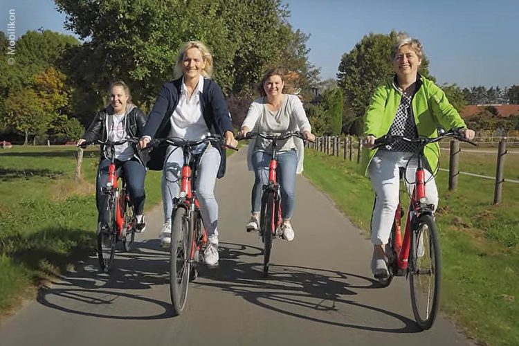 Pure Lebensqualität: Beim Training können Ängste abgebaut und die Sicherheit auf dem Fahrrad erhöht werden – und es macht zunehmend Spaß.