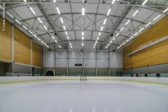 Hockeybanden dienen als Schutz für Spieler und Publikum, aber dürfen den Blick auf die Eisfläche nicht behindern.
