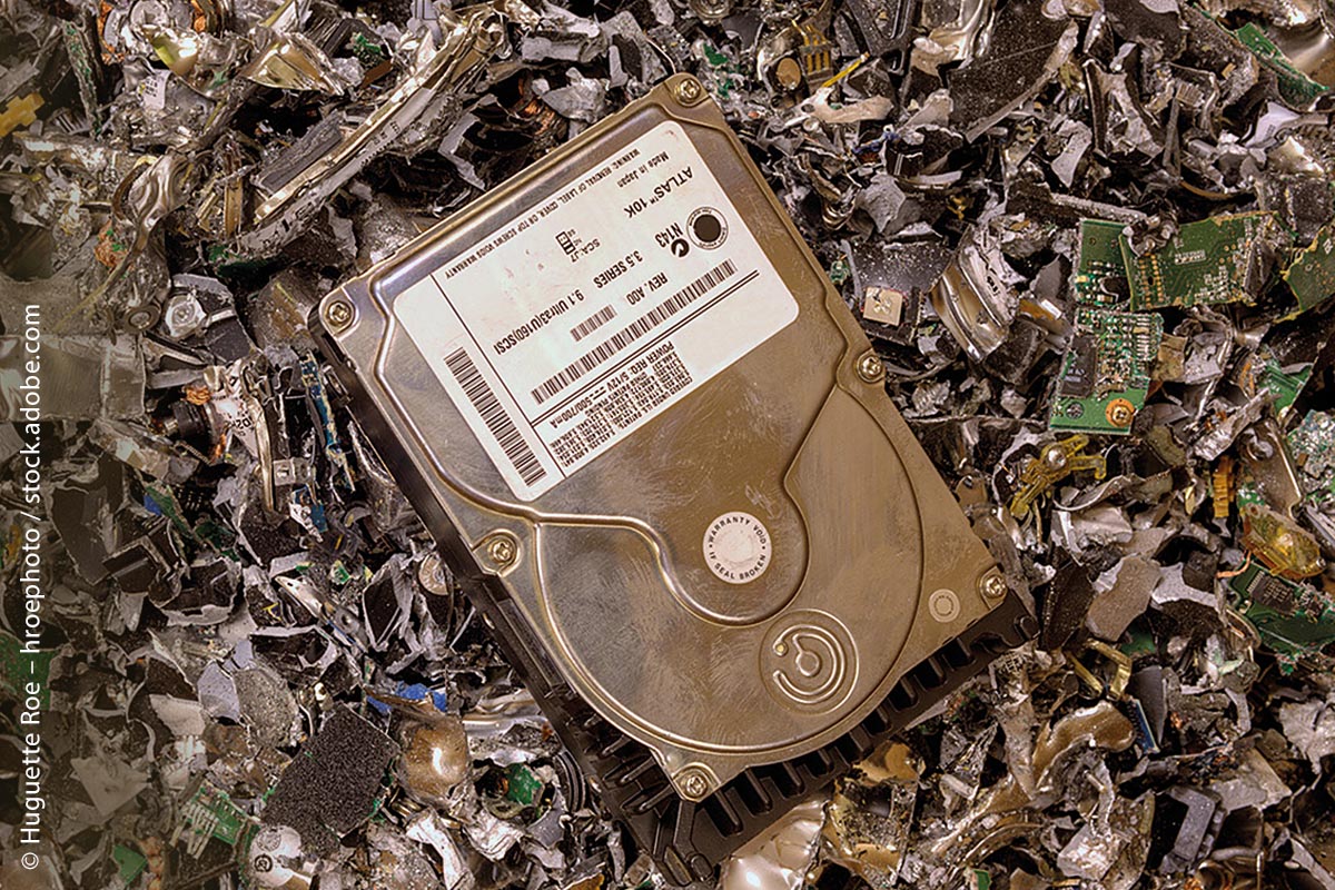 Millionen von Datenspeichern landen auf dem Müll, obwohl sie wiederverwendet werden könnten