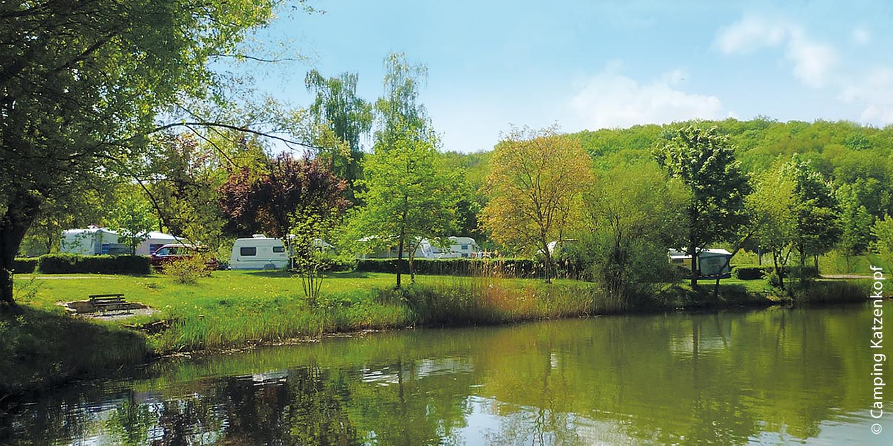 Campingplatz Katzenkopf im fränkischen Weinland in Sommerach