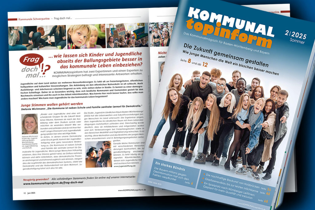 Ankündigung von KOMMUNALtopinform Juni 2025