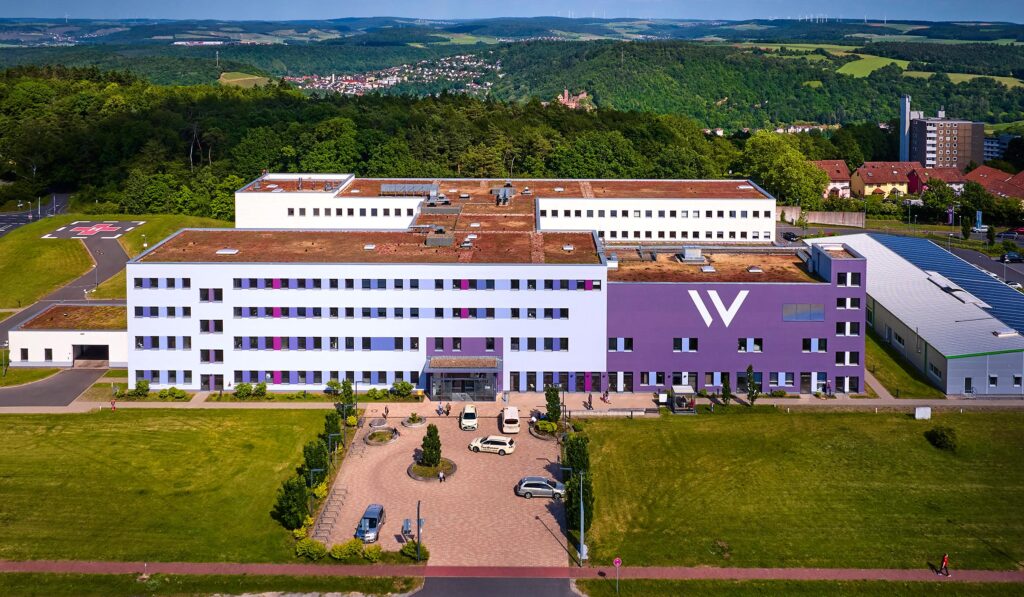 Luftbild vom Bürgerspital in Wertheim
