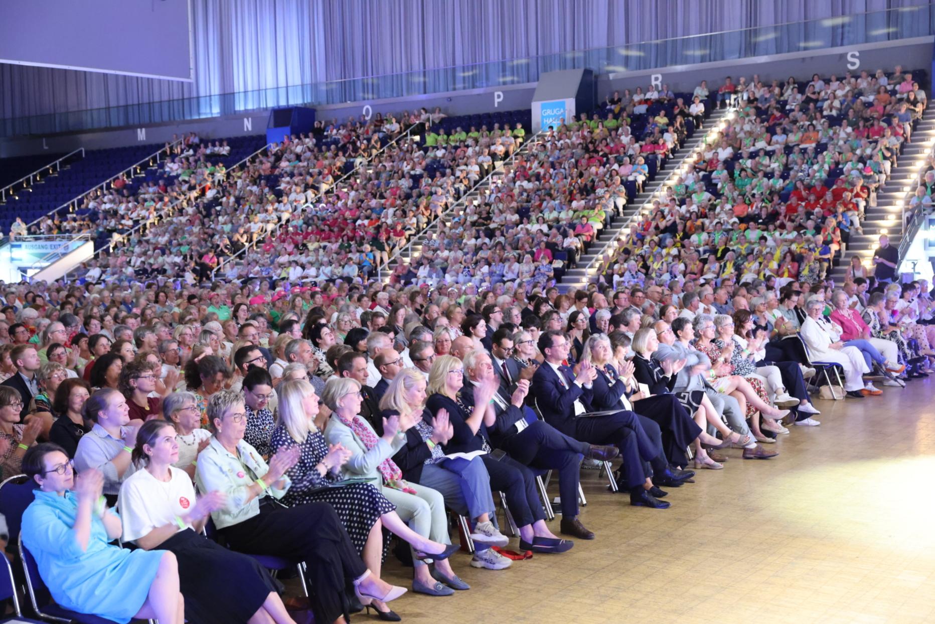 Impression vom Deutschen LandFrauentag am 30.06.2026 in Essen unter dem Motto „gestalten.begeistern.bewegen.GEMEINSAM“.