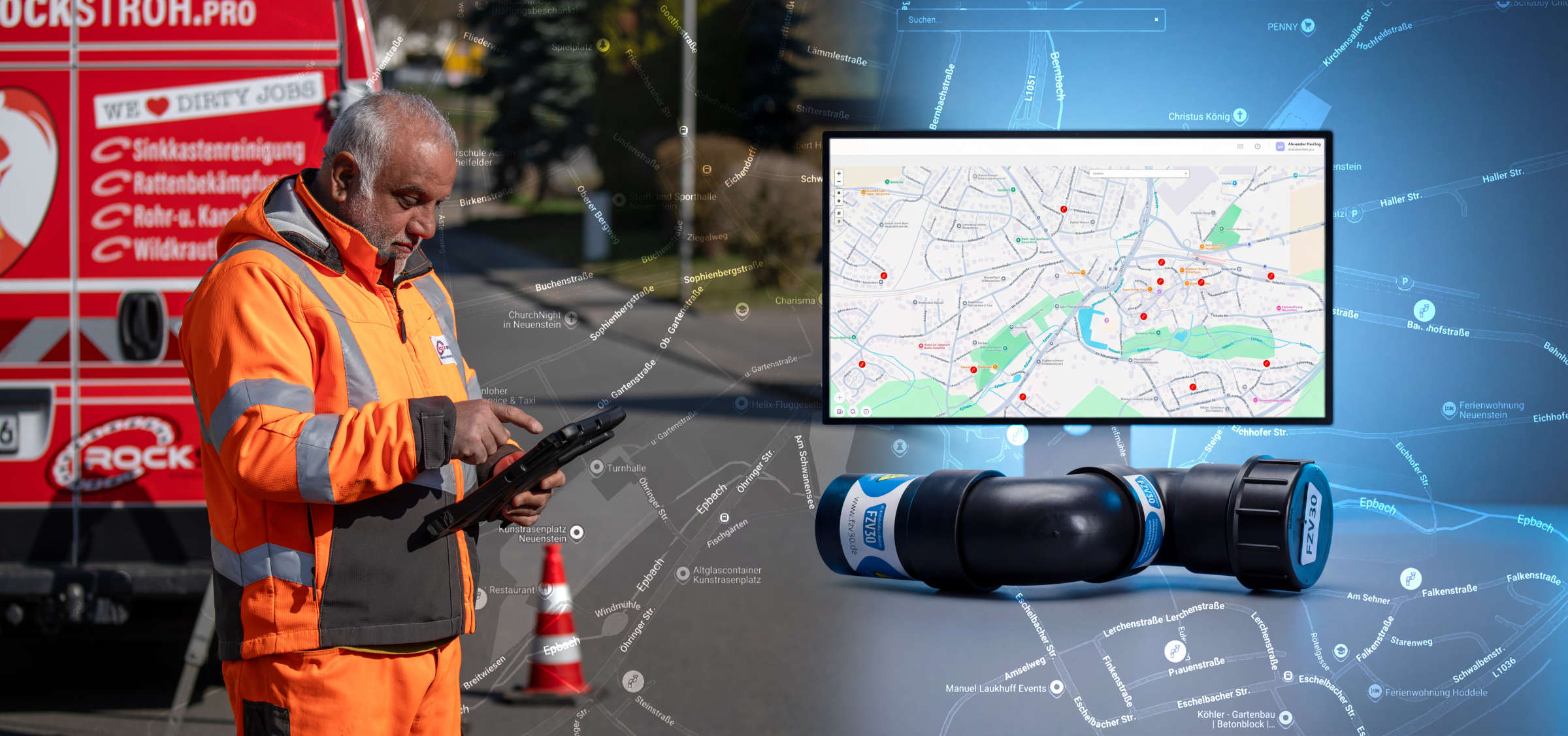 Ecosmart FZV30 PRO verbindet die bewährte, wartungsfreie Hardware der Ecosmart FZV30 mit der digitalen Intelligenz der Dokumentationsplattform CAPTIS von Rockstroh zu einem geschlossenen Ökosystem.